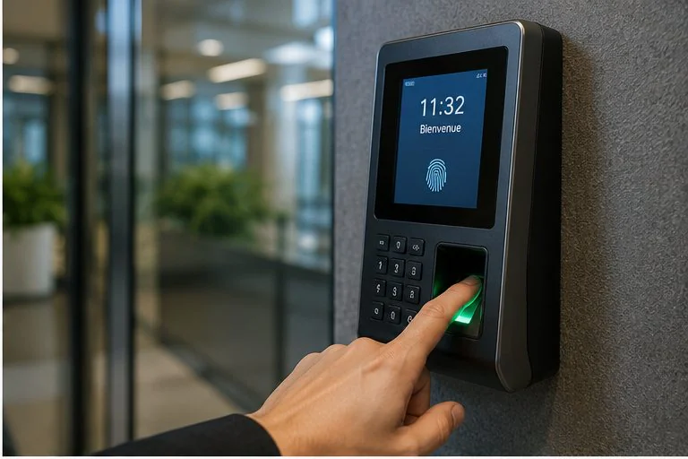 Lecteur biométrique de contrôle d'accès avec empreinte digitale